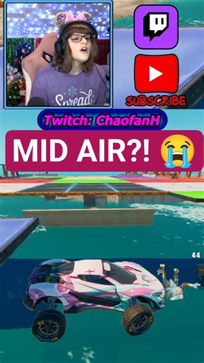 I ran him over in midair 😭