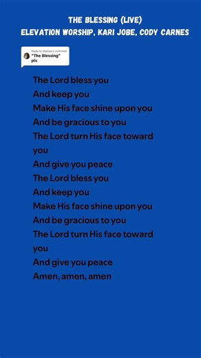 Elevation Worship Performing 'The Blessing' Live
