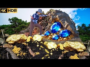 Magnetic properties of gold, rock crystals, and earth's gems. Why is gold magnetic?