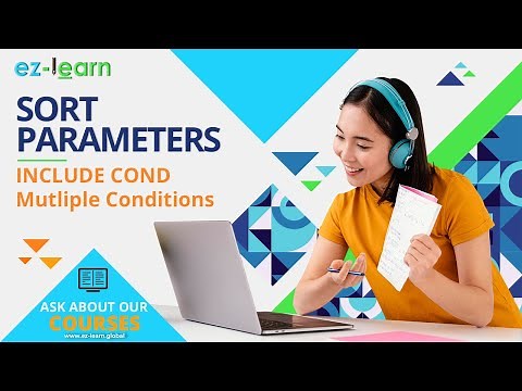 Sort Parameters - Include cond - Giving multiple conditions