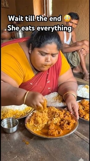 😳Can She Finish This Huge Meal? 😱 Massive Food Eating Challenge#shots