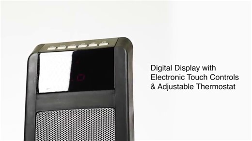 Watch Hunter HPQ15C-EA 1500W Digital Ceramic Tower Heater with Remote Control on Amazon Live