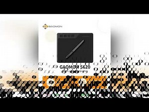 GAOMON S620 6.5 x 4" Digital Graphic Tablet for Drawing Painting&Game OSU, 8192 Level Pen Tablet Sup