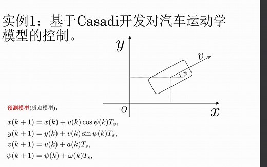 基于Casadi在Matlab环境中开发的基础模型预测控制器