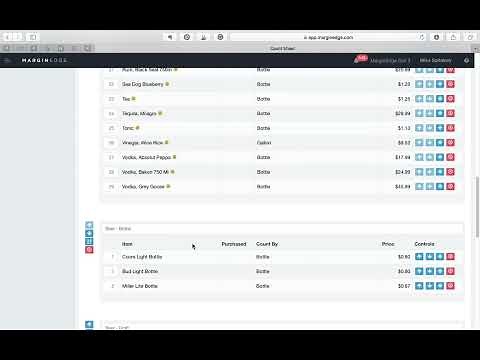 Taking Inventory Series with MarginEdge: Managing New Products VIDEO 5