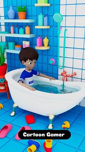 Why_Does_My_Bathtub_Keep_Draining🌊🛁_#short_#funny video on #cartoongamer | Maisar Ali