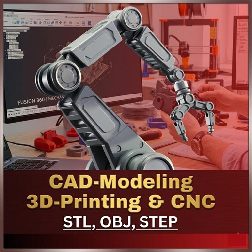 Custom CAD Modeling & Reverse Engineering | Product and Prototype Design | 3D Printing, CNC | Solidworks, Fusion 360 - Etsy
