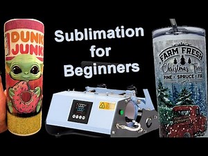Sublimation Tumblers from Start to Finish with Craft Express Tumbler Heat Press