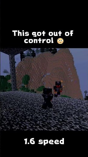 PVP⚔️ we can`t😨 control #minecraft #shorts #technoblade