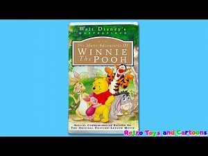 Winnie the Pooh The Many Adventures of Winnie the Pooh VHS Commercial Retro Toys and Cartoons