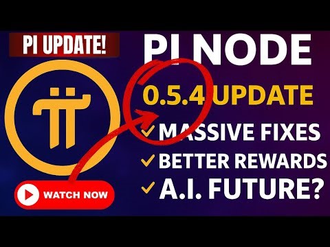 PREPARE FOR SOMETHING BIG: Pi Node 0.5.4 | Bigger Rewards, Fixes, and Secret AI Plans Revealed!