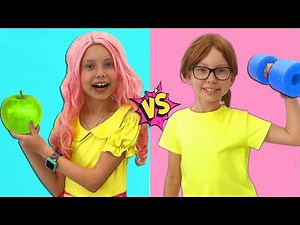 Stacy shows her best friend Alice the rules of behavior in the lower school