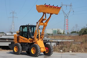 [Hot Item] Wheel Loader 1.5ton 2ton 3ton Mini Front End Loader Electric Joystick Bucket Cargadores with Quick Hitch