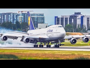 20 MINS LANDINGS & TAKEOFFS at YVR | 4K | Close Up Plane Spotting at Vancouver Airport (2023)