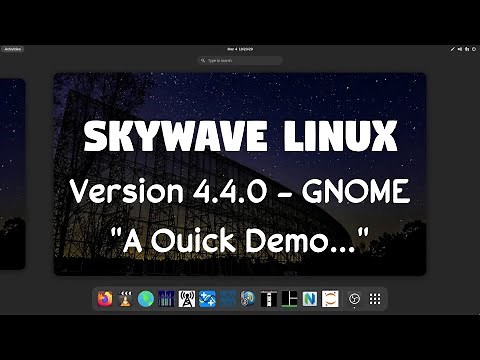 Skywave Linux v4.4.0-GNOME | Shortwave Radio in Your PC | WebSDR and KiwiSDR Radio Streaming
