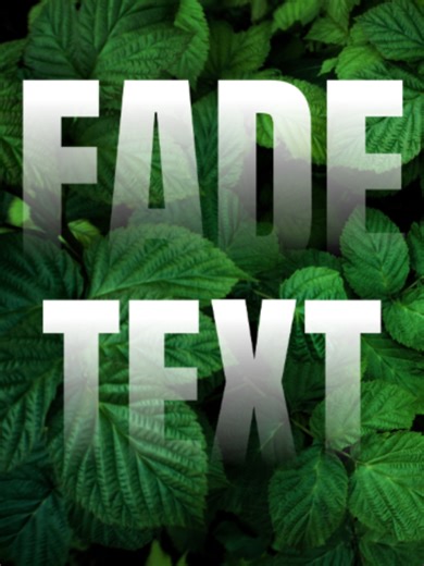 Canva Text Fade Effect Tutorial