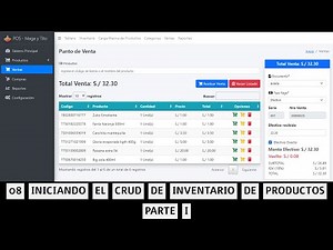 08 Sistema de Punto Venta - Iniciando el CRUD de la tabla productos