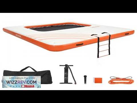 VEVOR Inflatable Floating Dock 10 x 10 FT Inflatable Dock Platform Non Slip