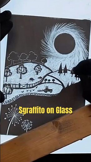 Sgraffito on Glass: A Medieval Technique For Modern Art