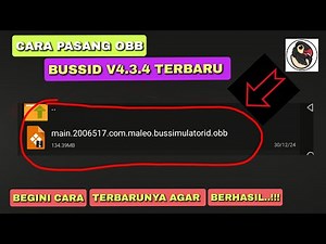 CARA PASANG OBB BUSSID V4.3.4 - BEGINI CARA TERBARUNYA...!!!!