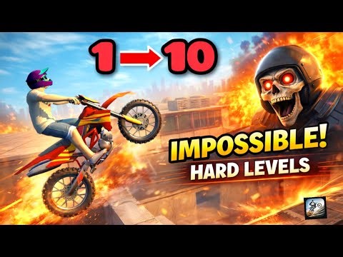 Stunts Bike Extreme 🔥 Level 1–10 Gameplay | Android iOS