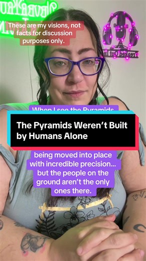 📁 Freaked Out Files When I sit with the energy of the Pyramids of Giza, what I see doesn’t feel human alone. In my visions I see structures being built with precision, guidance, and something watching from above. This doesn’t feel like primitive history. It feels like a time when humans had help… and then something happened that caused everything to collapse. What if the pyramids aren’t the beginning of civilization… but the remains of a world where we weren’t alone? And what if whatever was he
