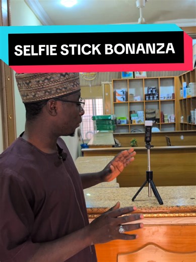 selfie stick BONANZA Address Tal'udu opposite gidan Alaramma Ab Plaza kano #foryoupage #kano #nigeria #saukishop