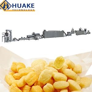 [Hot Item] Automatic Extruded Puffed Corn Snacks Puff Food Processing Machine