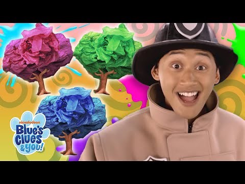 Guess The Right Color Game #4 w/ Firefighter Josh, Blue, & Periwinkle! | Blue's Clues & You!