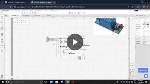5V Relay Module PCB Design with EasyEDA | Pavithra Rajagopal posted on the topic | LinkedIn