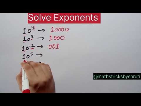 Exponents And Powers || Power of 10 ||#exponents #tricks #maths #trending #class7 #exam #power #bank
