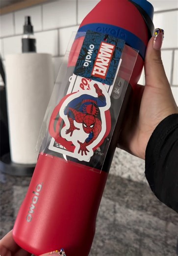 Unboxing Owala Water Bottle: Spiderman Edition