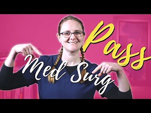 How to PASS MED SURG | Nursing School FAQ Series