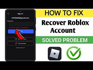 How To Recover Roblox Account (Update Method 2025) | RobloxAccount Recovery Guide