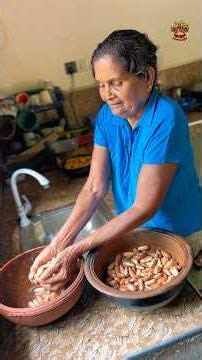 🍃Amma's Jackfruit Seed Curry with Roasted Coconut | Traditional Homemade Flavor🥘