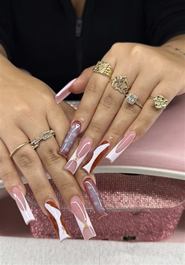 Creative Nail Transitions for Long Nails
