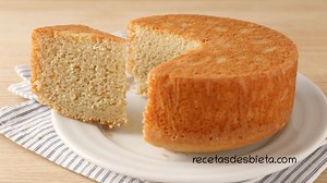 Bizcocho SIN huevo - Receta fácil y rápida - Recetas de Esbieta