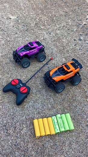 2 mini remote control racing truck testing