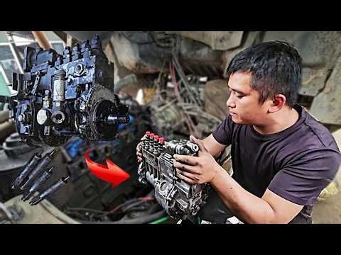 360 Minutes To Restoring A Fuel Injection Pump After Heavy Smoke Problem | Diesel Engine Repair