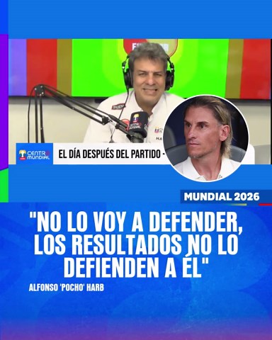 #CentroMundial | La crítica de 'Pocho' Harb por la falta de contundencia en la ofensiva y el rendimiento del equipo, en estos dos partidos en la Copa del Mundo 2026.