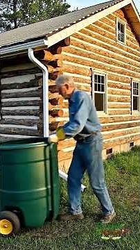 Incredible Abandoned Cabin Rebuild 🏡 #rebuildwithnature