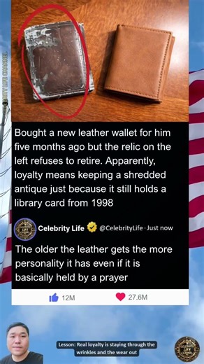 Why do men treat their falling apart wallets like sacred historical relics