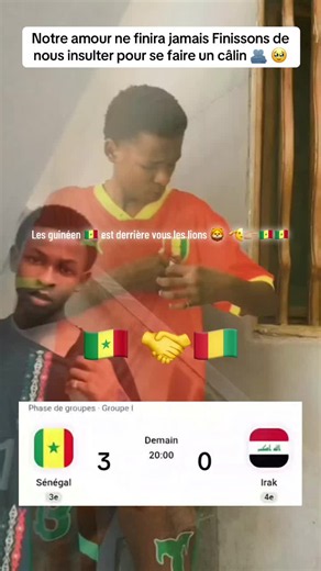 Notre amour ne finira jamais — Guinée et Sénégal unis pour la Coupe du Monde