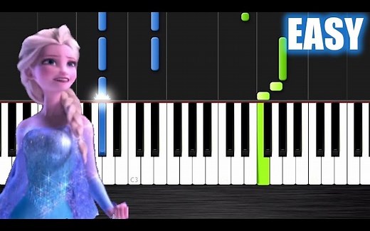 【冰雪奇缘】Let It Go 钢琴（简单）by PlutaX