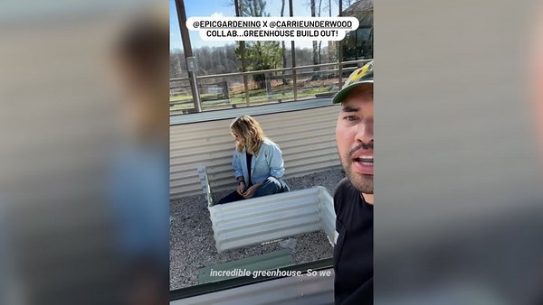 WATCH: Carrie Underwood reveals new addition to never-ending garden
