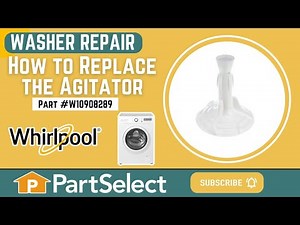 Whirlpool Washer Repair - How to Replace the Agitator (Whirlpool Part #W10908289)