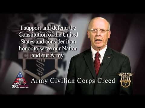 Army Civilian Corps Creed by Mr. Gregg Stevens