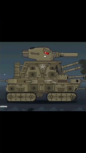 American KV-44 VS Tankozilla #homeanimations #cartoons_about_tanks