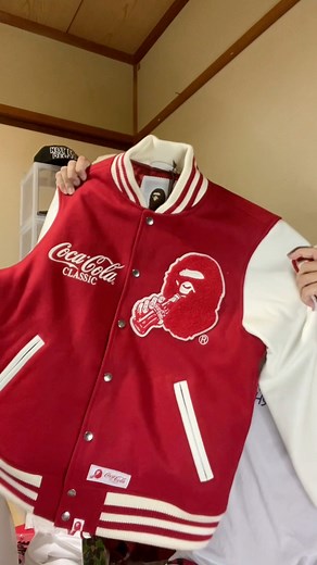 26K views · 558 reactions | Varsity jacket ng Bape x Coca-Cola classic  #mrqualityinjapan | Mr. Quality In JAPAN | Facebook