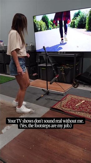 Your TV Shows Don’t Sound Real Without Me 😂🎬 | How Foley Artists Create Footsteps
